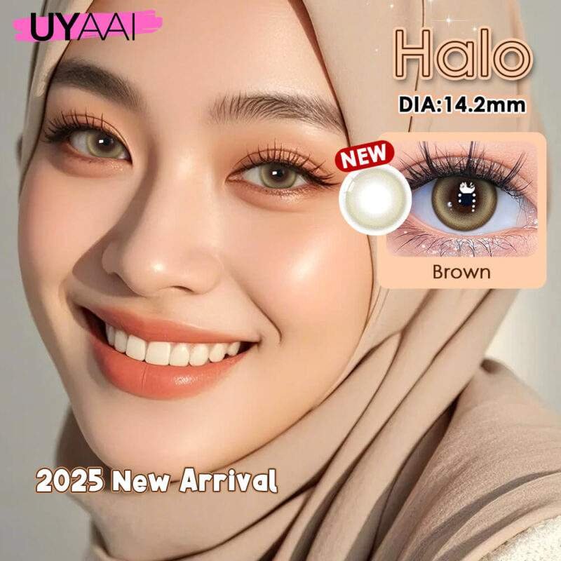 uyaai-halo-brown-contact-lens-price-in-Bangladesh (1) Uyaai Halo Brown Contact Lens - Image 1