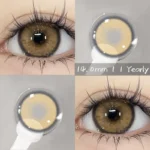 Uyaai Lemon Brown Contact Lens - Image 3
