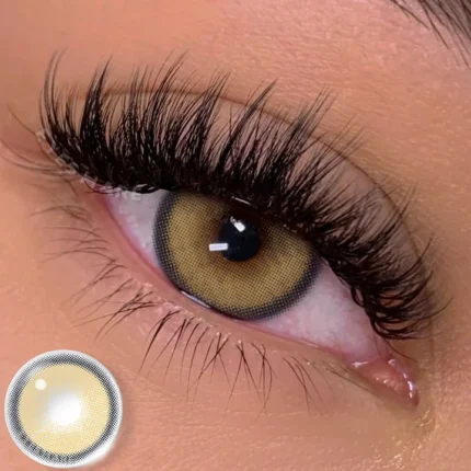 Uyaai Lemon Brown Contact Lens